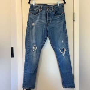 Levi’s 501 Original ripped knee high rise